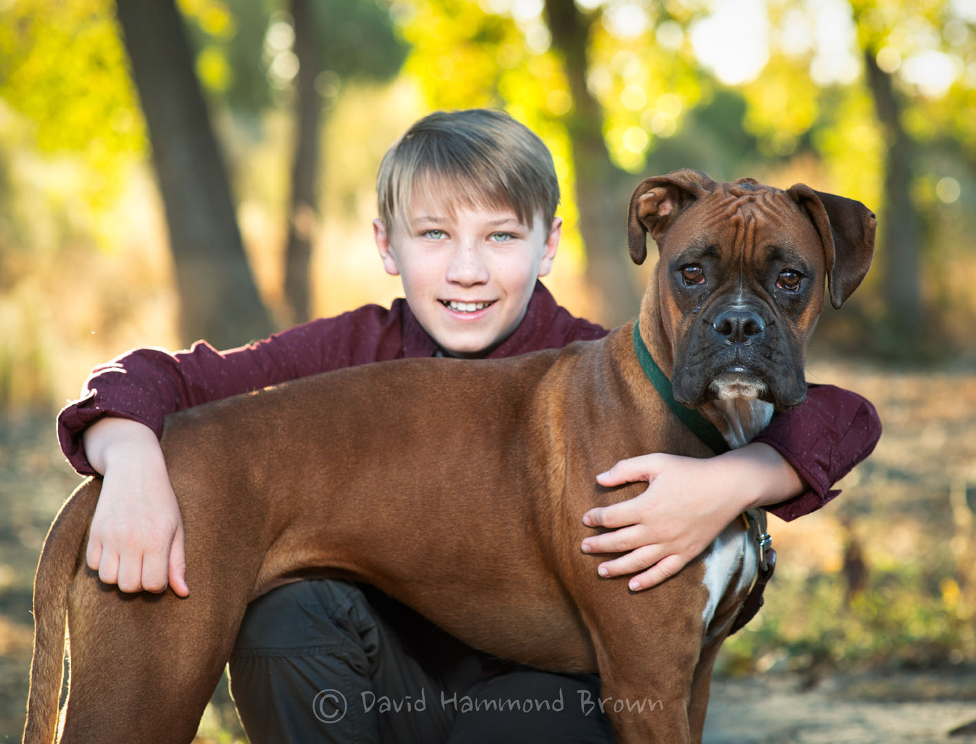 David Hammond Brown Photography - A boy and his dog