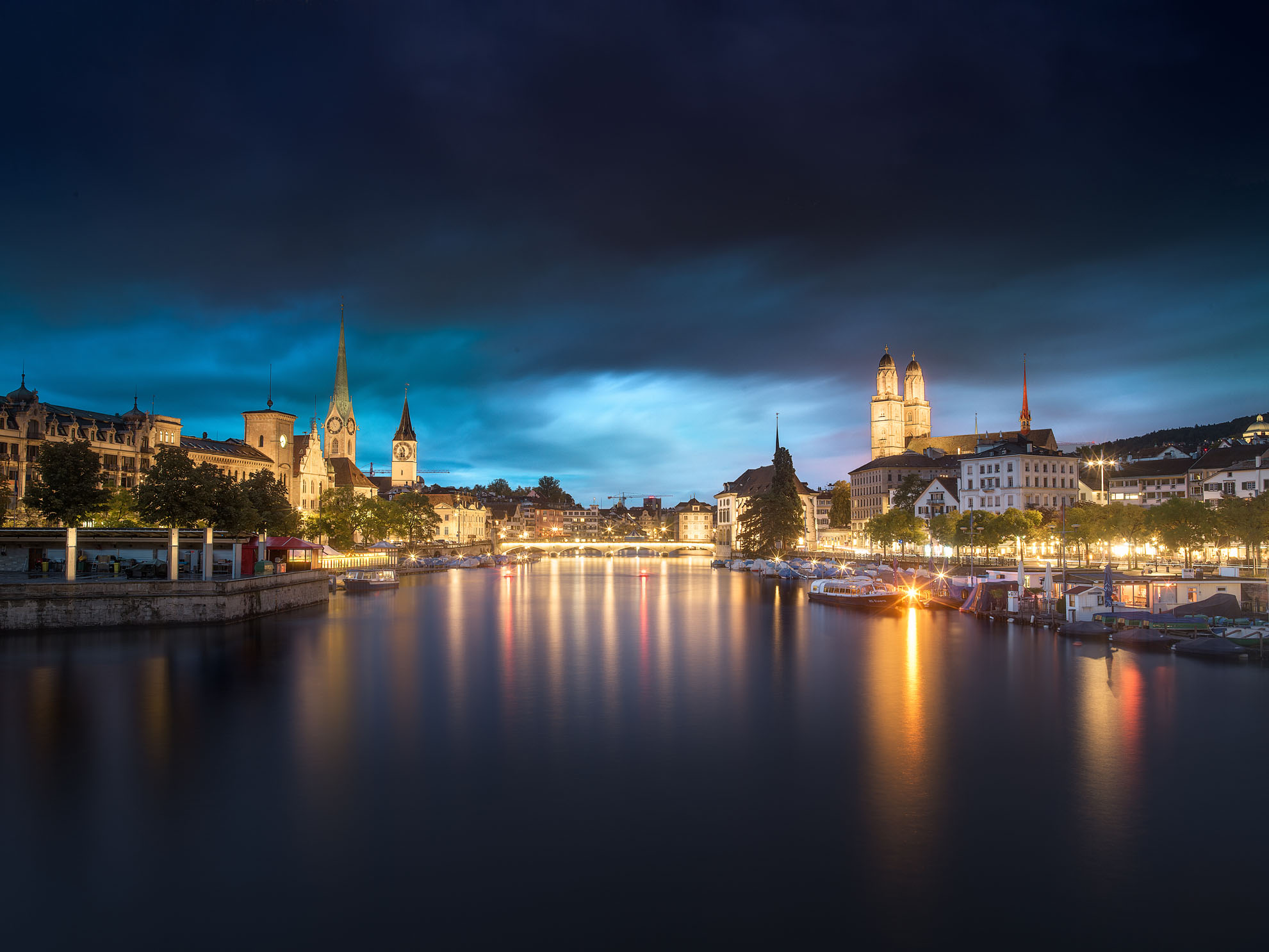 David Hammond Brown Photography - Zurich By Twilight - Switzerland